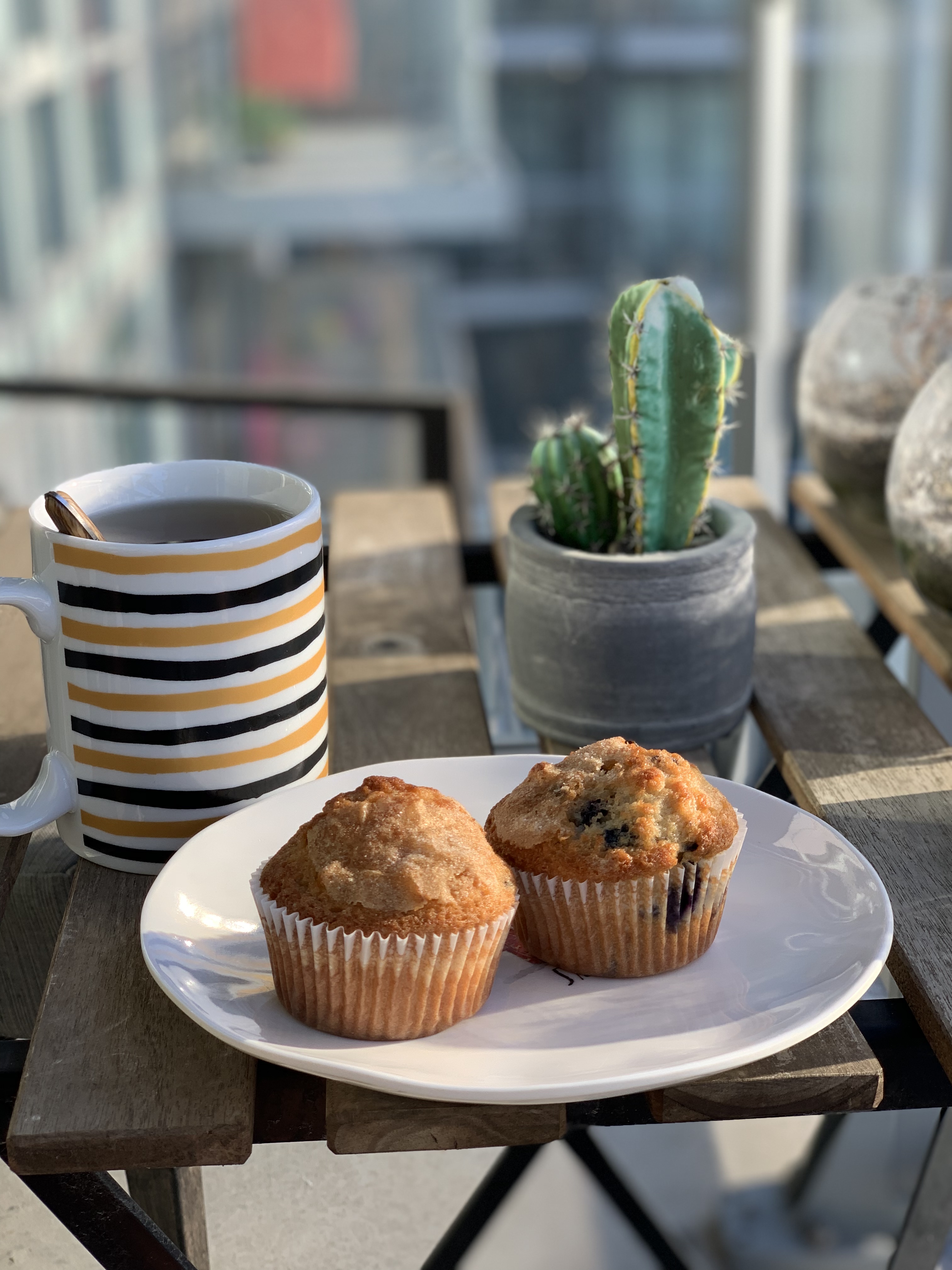 Blueberry muffins